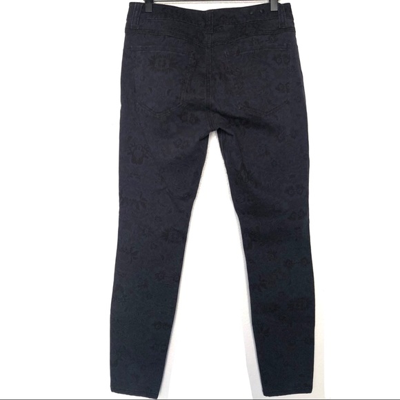 Cabi Floral Lace Print Skinny Jeans 3195 - Picture 4 of 10